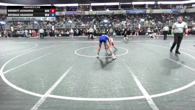 108 lbs Consi Of 8 #2 - Bennett Leonards, Rayne Wrestling Club vs Esteban Aranguiz, Wichita Wrestling Club