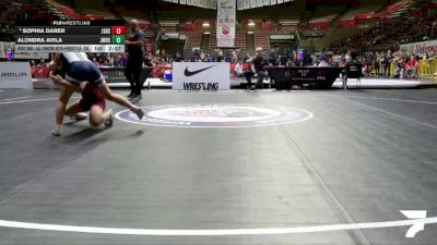 Cons. Round 4 - Sophia Darer, Junipero Serra High School Wrestling vs Alondra Avila, James Monroe High School Wrestling
