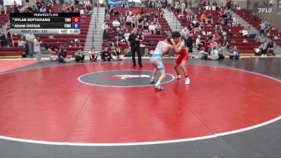 120 lbs Cons. Round 2 - Dylan Dottaviano, Team Idaho Wrestling Club vs Adam Ostoja, Fighting Squirrels Wrestling Club