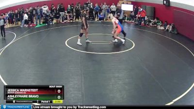 117-118 lbs Semifinal - Ashleymaire Bravo, Clark vs Jessica Warnstedt, Bishop Gorman HS