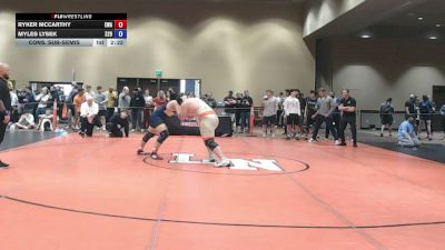 285 lbs Cons. Sub-semis - Ryker McCarthy, Empire Wrestling Academy vs Myles Lysek, 329