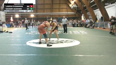 185 lbs Consolation - Landon Fitzsimmons, Iron Faith vs Zachary Iaciofano, Top Flight Wrestling Academy