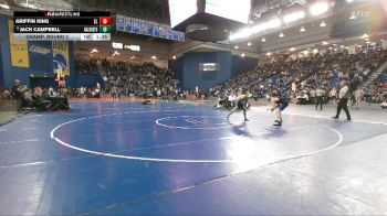 144 lbs Champ. Round 2 - Griffin King, Southern Lehigh vs Jack Campbell, Nazareth