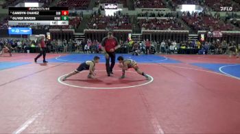 97 lbs 2nd Place Match - Camdyn Chavez, Darkhorse Wrestling Club vs Oliver Rivers, Butte Wrestling Club