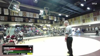 106 lbs Semifinal - Xavier Garcia, Clovis West vs Levi Mazzei, Frontier