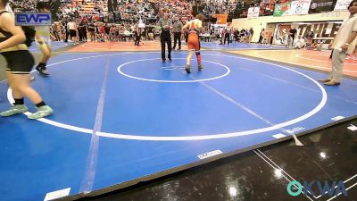 100 lbs Round Of 16 - Cooper Keys, Tahlequah Wrestling Club vs Benjamin Fisher, Salina Wrestling Club