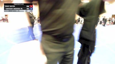 80 lbs Champ. Round 1 - Caleb Tsikerdanos, Maryland vs Elliot Ritchie, Pennsylvania