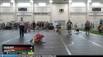 72 lbs Round 7 (8 Team) - Dylan Deck, U2 Upstate vs Laylah Yoho, WV Wild