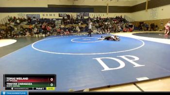 120 lbs Cons. Round 3 - Tristan Zaragoza, North Central vs Tomas Weiland, Mt. Spokane