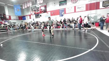 45 lbs Consi Of 4 - Karter Baucom, Salina Wrestling Club vs Nolan Loveday, Grove Takedown Club