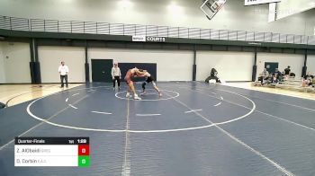 160 lbs Quarterfinal - Zean AlObaidi, Greg Gomez Trained vs Derek Corbin, Elite Athletic Club