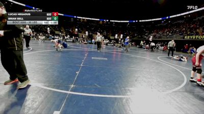95 lbs Consy Pigtails - Lucas Hegadus, North Star vs Brian Bell, North Penn