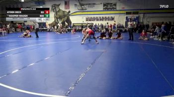 132 lbs Cons. Semi - Kooper Waugh, West Delaware, Manchester vs Ayden Beck, Dallas Center-Grimes