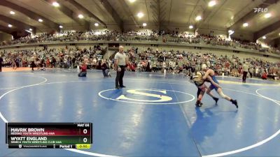 80 lbs Cons. Round 2 - Mavrik Brown, Neosho Youth Wrestling-AAA vs Wyatt England, Seneca Youth Wrestling Club-AAA