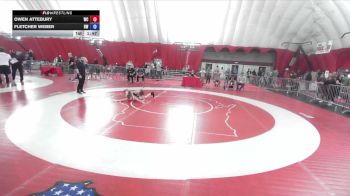 93 lbs 5th Place Match - Owen Attebury, Weigh-in Club vs Fletcher Weber, BYA Wrestling