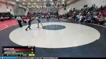 170 Boys Quarterfinal - Quinn Funk, Mile High Wrestling Club vs Jaedon Fleet, Northglenn Youth Wrestling Clu