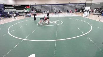 120 lbs Cons. Semi - Zoe Rodriguez, Westfield vs Ava Stough, JI Burton