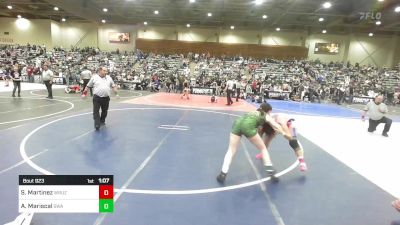 136 lbs Rr Rnd 2 - Shyann Martinez, Wruzzinators vs Alexis Mariscal, Swamp Monsters WC