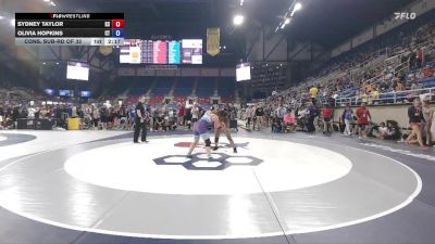135 lbs Cons. Sub-rd Of 32 - Sydney Taylor, KS vs Olivia Hopkins, CT