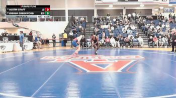 165 lbs 7th Place - Austin Craft, American vs Joshua Greenwood, Morgan State