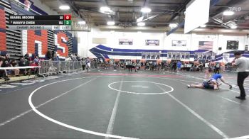 120 lbs Champ. Round 3 - Isabel Moore, Great Oak vs Wanyu Chen, Valencia