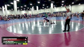 120 lbs Round 6 (16 Team) - Abrum Swathwood, All In vs Tyler Bracero, Dog Pound Wrestling Club