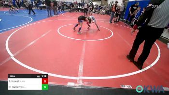 76 lbs Final - Trey Howell, R.A.W. vs Reid Tackett, Collinsville Cardinal Youth Wrestling