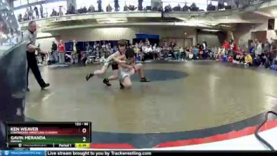 86 lbs Champ. Round 1 - Gavin Meranda, Indiana vs Ken Weaver, Contenders Wrestling Academy