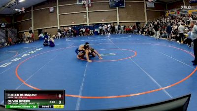 157 lbs Champ. Round 2 - Cutler Blonquist, Snow College vs Oliver Rivero, Santa Ana College - Unatt