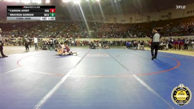 B3A-126 lbs Cons. Semi - Brayson Gordon, Watonga vs Carson Avery, Perry