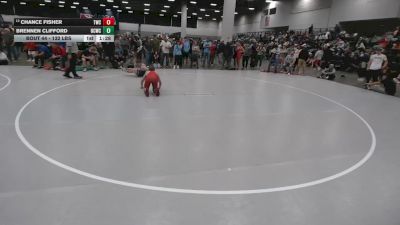 132 lbs Champ. Rd Of 32 - Brennen Clifford, Union County Wrestling Club vs Chance Fisher, Tuttle Wrestling Club