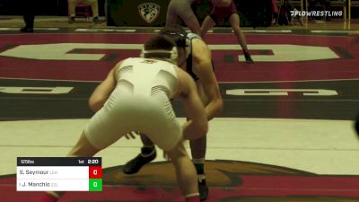 125 lbs Consolation - Sheldon Seymour, Lehigh vs Joe Manchio, Columbia
