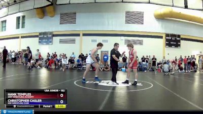 152 lbs Cons. Round 1 - Hank Temples, Grit Wrestling Academy vs Christopher Casler, HSE Wrestling Club