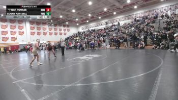 165 lbs Champ. Round 1 - Logan Hartzell, Perrysburg vs Tyler Rowles, North Royalton