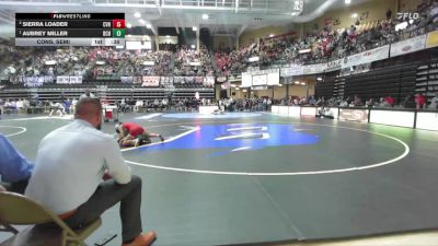 115 lbs Cons. Semi - Aubrey Miller, Burden-Central Hs vs Sierra Loader, Caney Valley Hs