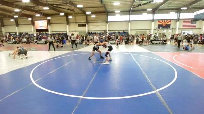 116 lbs Quarterfinal - Damien YoungEagle, Stout Wrestling Academy vs Ryder Nelson, BlackCat WC