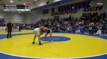 153 lbs Semifinal - Joe Bachmann, Faith Christian (PA) vs Nick Schwartz, Delbarton (NJ)