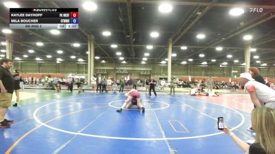 125 lbs Rr Rnd 2 - Kaylee Dayhoff, PA West Black - GHSE vs Mila Boucher, NE Whale - GHSE