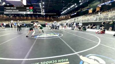 132 lbs Cons. Round 2 - Terry Milam, Middleburg vs Andrew Taylor, George Jenkins