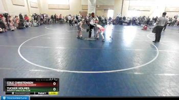 88 lbs Cons. Round 3 - Tucker Holmes, Wasatch Wrestling Club vs Cole Christensen, Sanderson Wrestling Academy