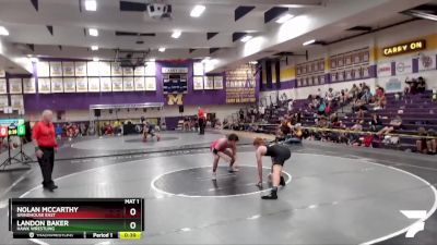 150 lbs Cons. Round 2 - Nolan McCarthy, GrindHouse East vs Landon Baker, HAWK Wrestling