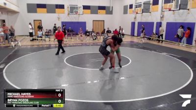 175 lbs Cons. Round 4 - Bryan Pozos, Mat Monsters Wrestling Club vs Michael Hayes, Manu Wrestling Academy