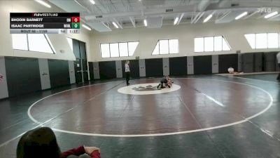 115B Champ. Round 1 - Isaac Partridge, Worland Middle School vs Bhodin Barnett, Dean Morgan