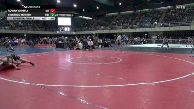 140 lbs Quarterfinal - Rowan Grantz, Indiana vs Vincenzo Rubino, Pine Bush