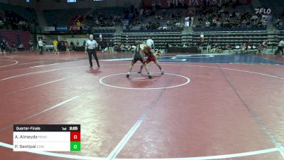 133 lbs Quarterfinal - Alex Almeyda, Univ Of Pennsylvania vs Parker Sentipal, Edinboro