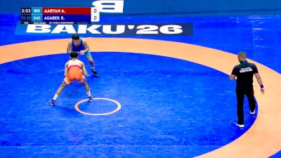 48 kg Final 1-2 - Aaryan Aaryan, India vs Bakdaulet Agabek, Kazakhstan