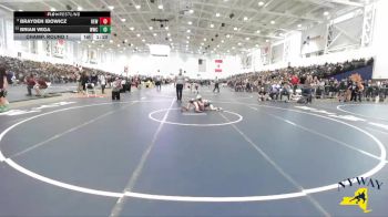 81 lbs Champ. Round 1 - Brian Vega, Wantagh Wrestling Club vs Brayden Ibowicz, Revolution Elite Wrestling