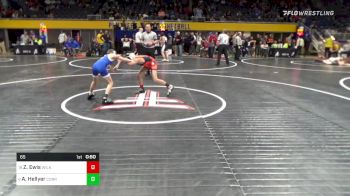 65 lbs Rd 3 - Consi Of 16 #2 - Zaidan Ewis, Wilkes Barre vs Alex Hellyer, Corry