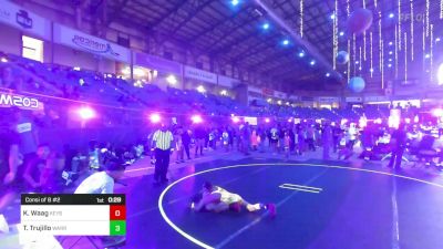 78 lbs Consi Of 8 #2 - Karson Waag, Keystone Kids WC vs Tobias Trujillo, Warrior Wrestling Club