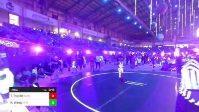 78 lbs Consi Of 8 #2 - Karson Waag, Keystone Kids WC vs Tobias Trujillo, Warrior Wrestling Club